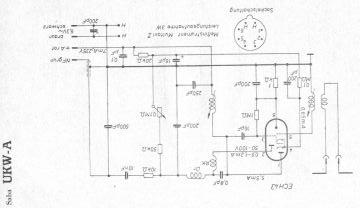 SABA A schematic circuit diagram